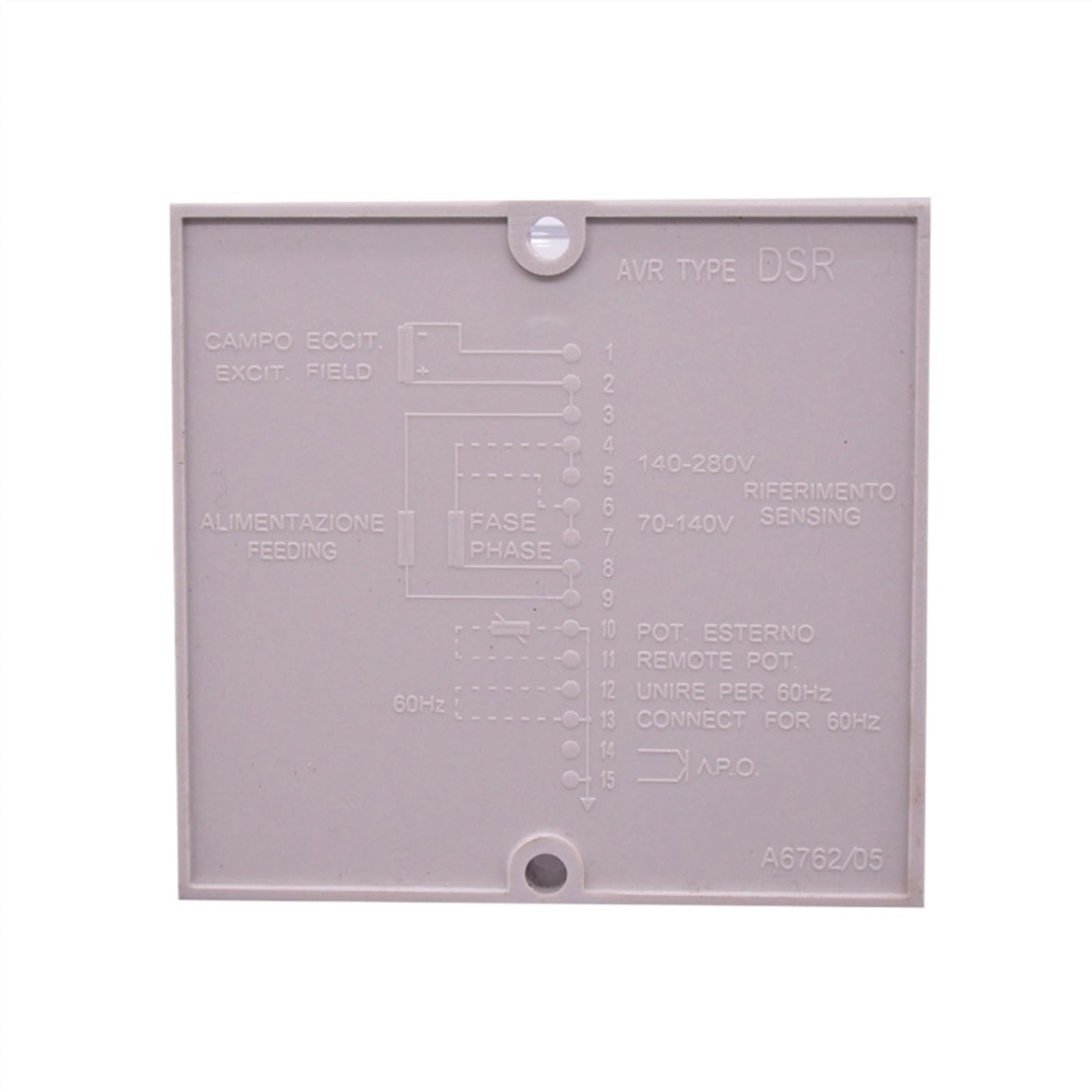Regulador de Voltaje automático Regulador de Voltaje automático for generador Piezas de Grupo electrógeno
