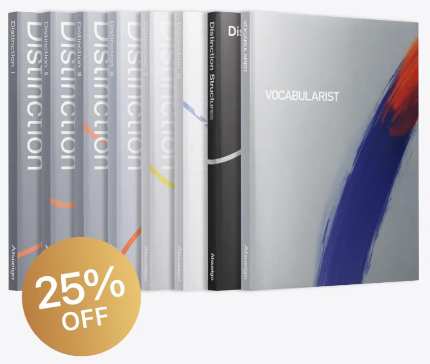 Distinctionフルパック Amazon.co.jp: Distinction 7冊 + Vocabularist セット【オリジナル
