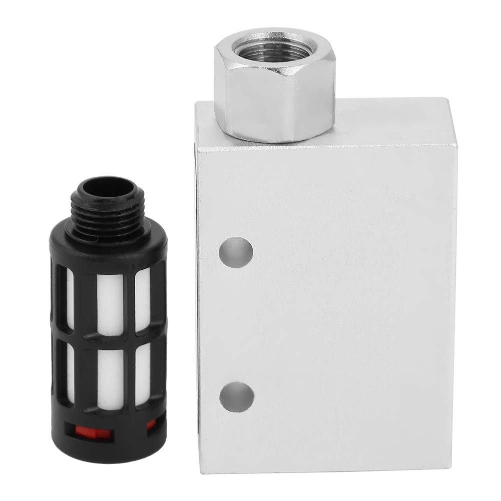 Generador De Vacío CV-10HS Con Silenciador – Aleación De Aluminio, Eyector De Vacío 1mm, Caudal 27L/min, Presión De Trabajo 1-6BAR Para Sistemas Neumáticos