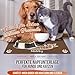 PR Print Royal Napfunterlage mit Foto & Name selbst gestalten - Hier futtert - Futtermatte für Hunde & Katzen - Personalisierte Geschenkidee, Waschbar | 60 x 35 cm, rutschfest