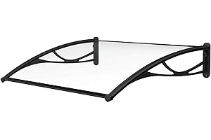 ADVANING DA4731-PBS1N Crystal Polycarbonate Door Awning