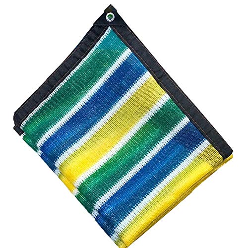 Sunblock Shade Cloth Plant Gardening Sunscreen Light Transmission Dust-proof Resistant To Stretching, 19 Size (Color : Multi-colored, Size : 2x10m)