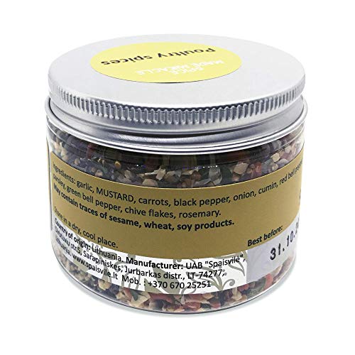 Spice Made Miracle kipkruiden - Best Kruidenmix voor Kip, Turkije, gans, eend gerechten - Spice Rub voor Barbecue… - Afbeelding 3