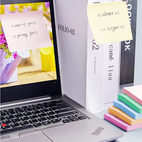 OWLKELA 800 Stück Sticky Notes, Haftnotizzettel, Haftnotizen zum Markieren und Hervorheben von Seiten, Schreibbar, Repositionierbar Fläche/Einheit