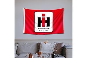 Furlista International Harvester Flag: Adorn Your Garage with Racing Legacy
