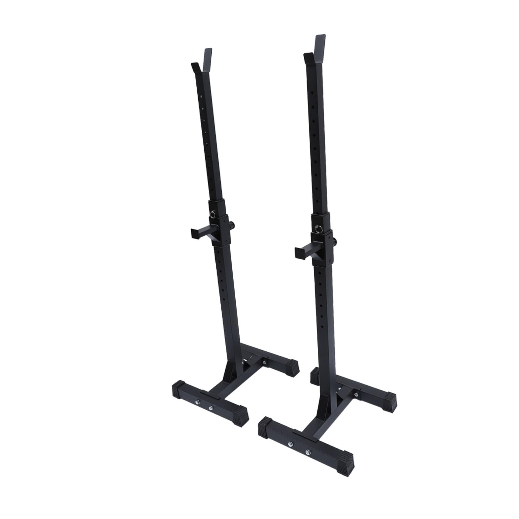 Yardwe Multifunctional Barbell Stand Steel Tube Rack Double Tube Shelf Barbell Holding Rack for Display