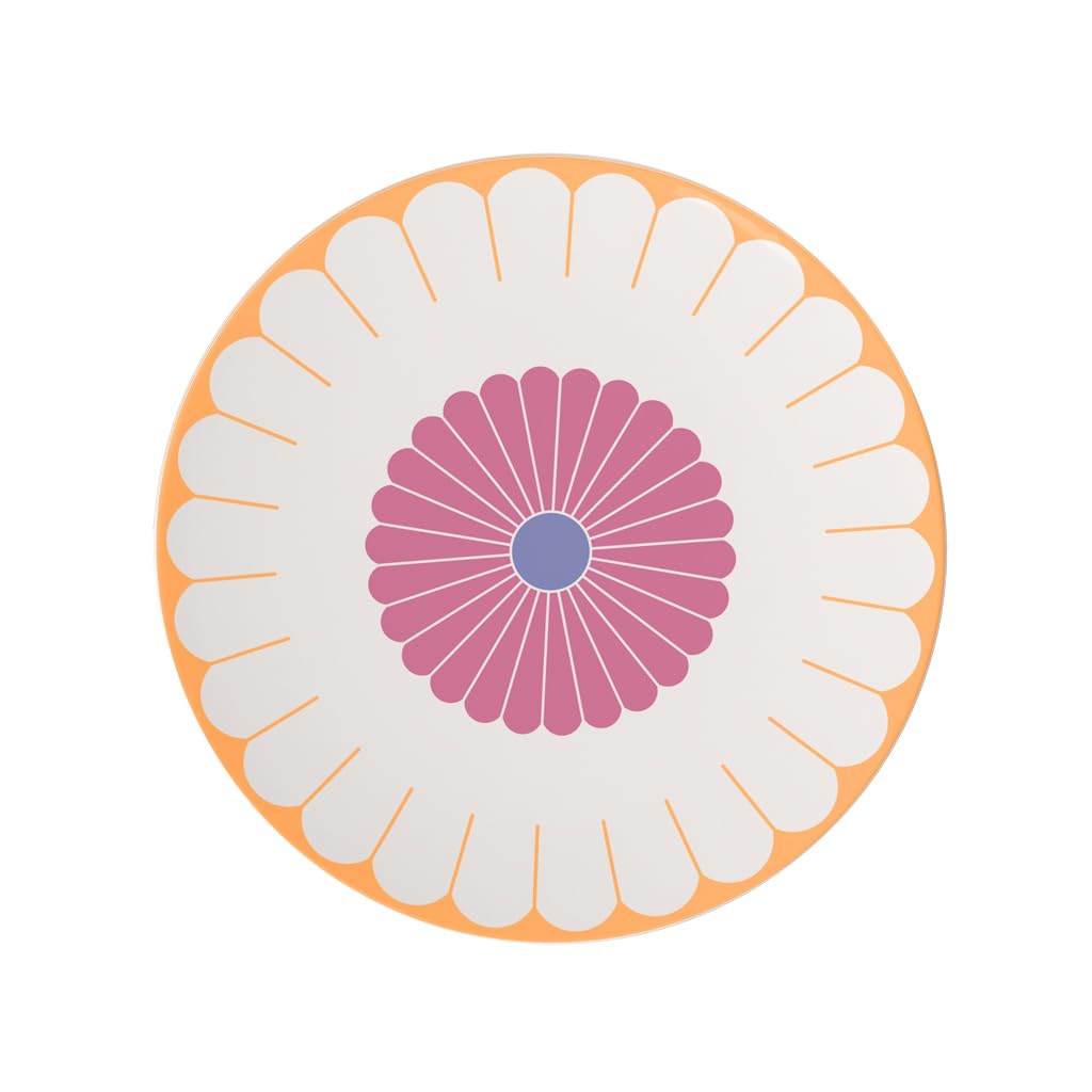 Villeroy & Boch - Fleur couleur assiette à servir grde multic., rés. lave-vaiss./four micro-ondes, plat présent., plateau de service, assiette de service, motif floral, assiette snack, Porcel. Premium