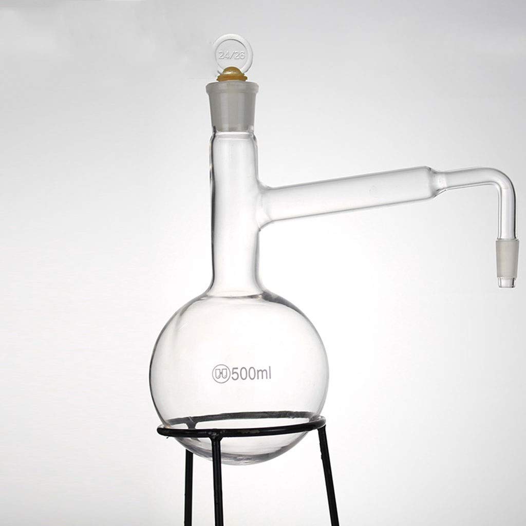 Labor Labortechnik Destillationsanlagen Chemische Labor 500 ml Thick Transparenter Destillationsanlagen Geeignet für Heim und Schule Science Laborzubehör
