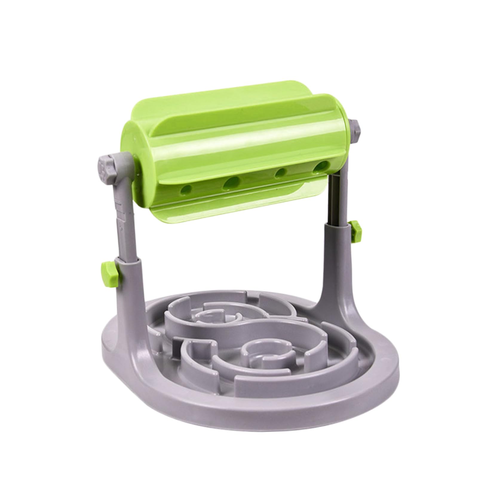 Lurrose Dispensador de Comida para Perro con Control Juguete Entrenamiento Alimentación y Comedero Lento Resistente Adecuado Juegos Interactivos en Interiores Exteriores