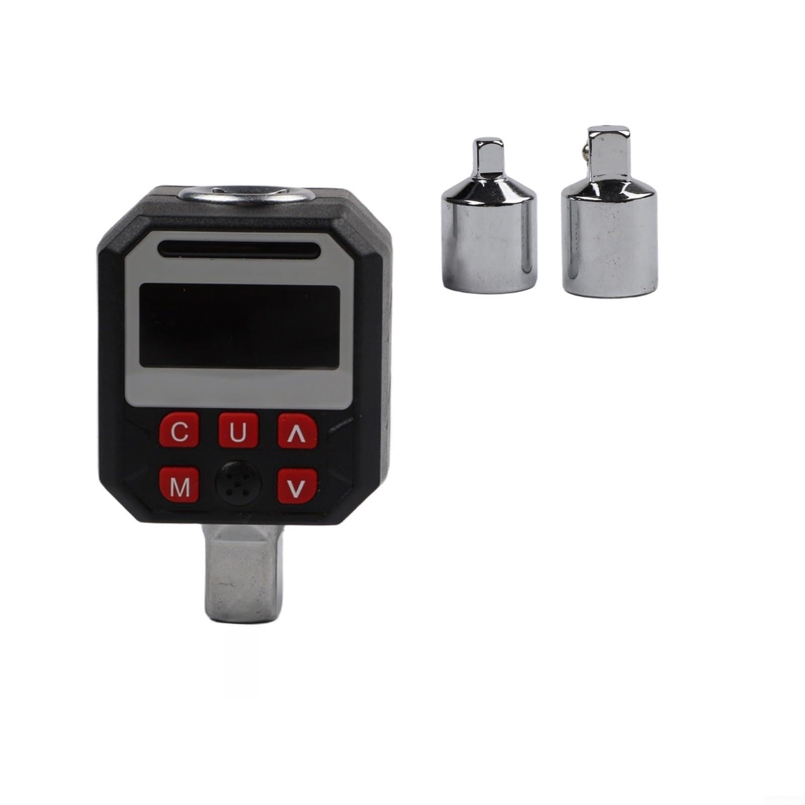 Adaptador de par digital de alta precisión de 1/2 pulgada con LED y zumbador audible para mecánicos de reparación automotriz Ft Lb nm (10-200)