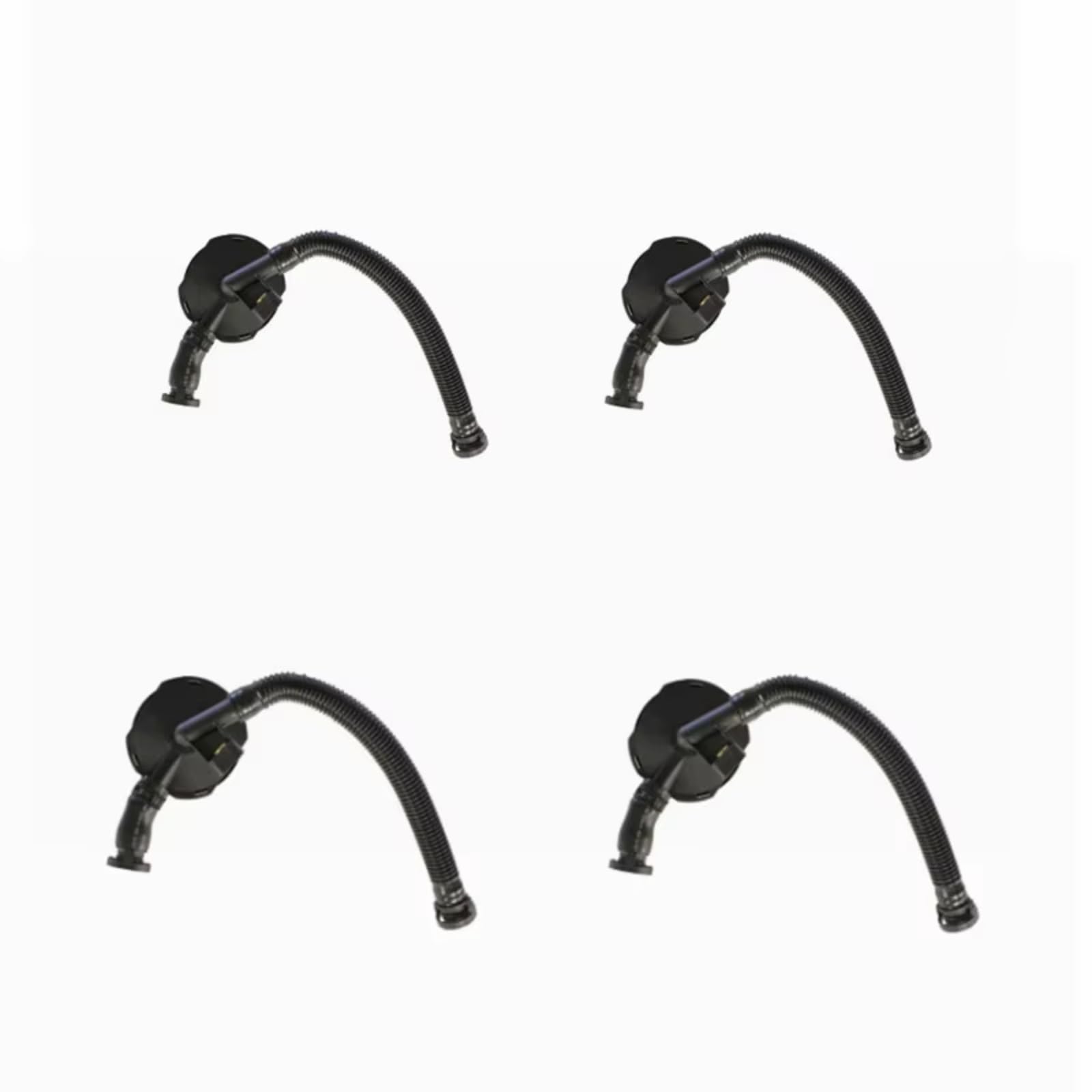 Fvoirss One Color Engine Breather Vent Hose Compatible With Porsche For Cayenne 3.2L V6 2004 2005 2006 Auto Accessories Pcv Hose Crankcase Vent Valve Pipes Hose 95511076500(4 Pc)