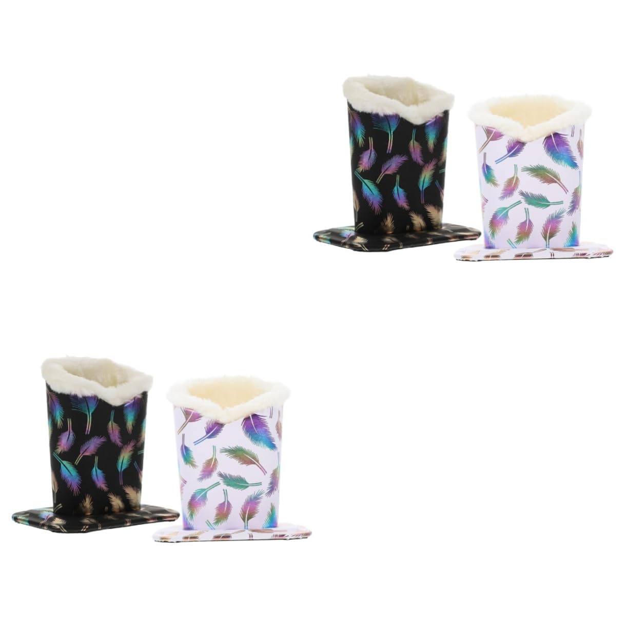 CALLARON Portaocchiali in Pelle Stand Porta Occhiali Per Cinghia Degli Occhiali Vassoio Porta Occhiali Contenitore Per Bicchieri in Peluche Porta Occhiali Da Comodino