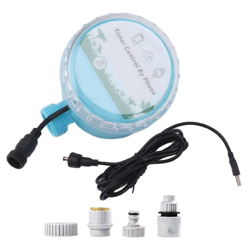 Aundhegrtt Sprinkler Timer Garden Watering Timer Automatic Remote Control IP68 WiFi Drip Irrigation System for Yard