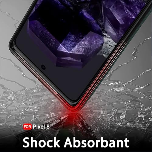 Image of TheGiftKart Sleek Back Cover Case for Google Pixel 8 | Slim Fit Protective Design | Ultra Matte Finish | Camera Protection Bump | Soft Silicon Case Cover for Pixel 8 (Silicone, Black)