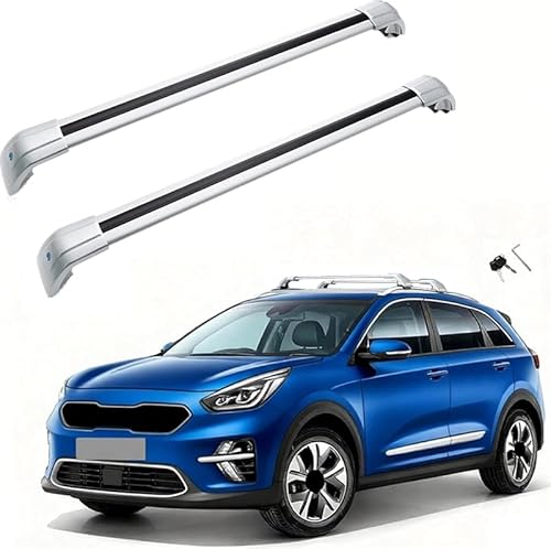 MotorFansClub Roof Rack Cross Bars Fit for Kia NIRO EV NIRO Plug-in Hybrid 2017 2018 2019 2020 2021 2022 Baggage Cargo Luggage Rack