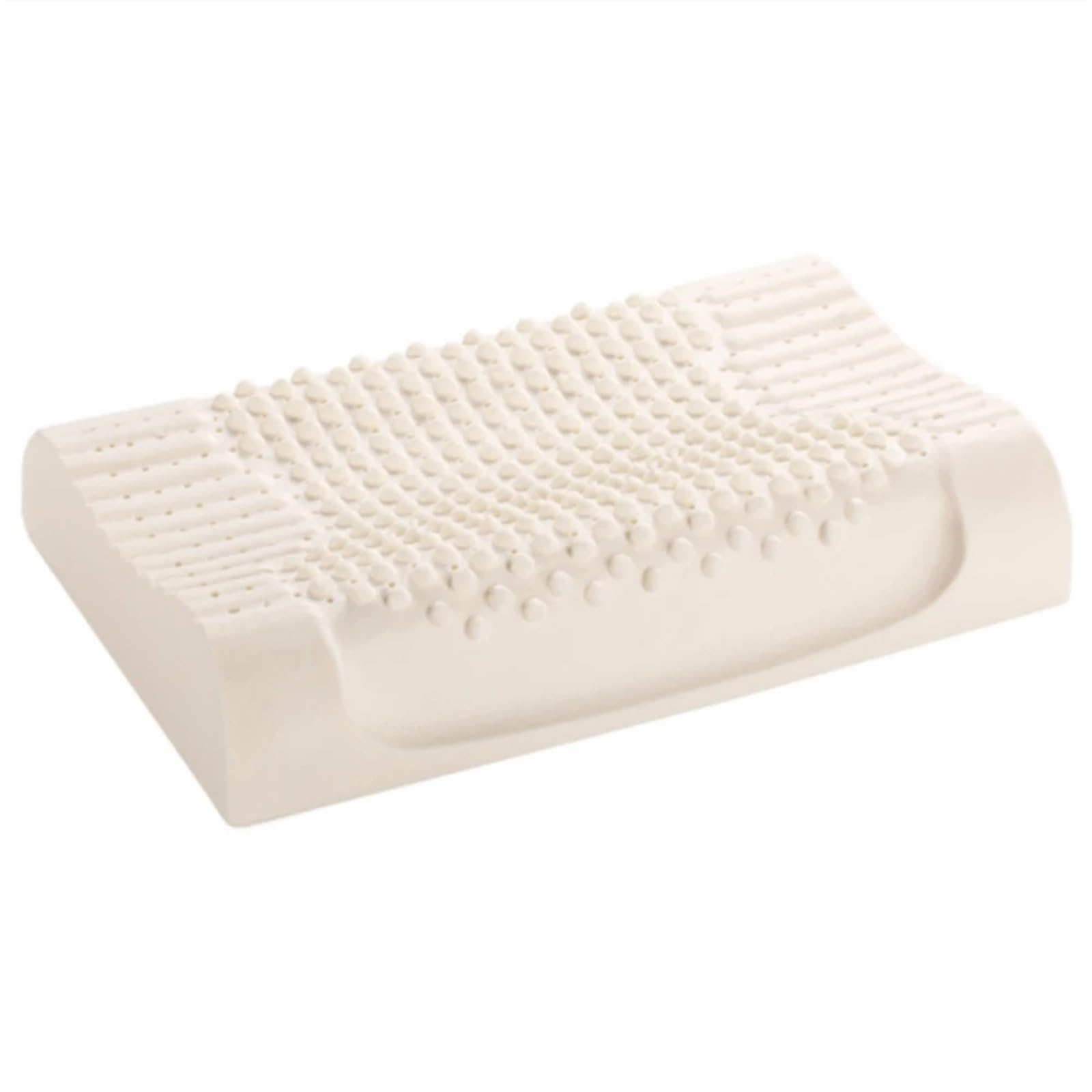 CSSHNL Latex Pillow Natural Latex Pillow Cervical Vertebrae Health Care Orthopedic Anti-Snore Massage Natural Latex Sleeping Pillow