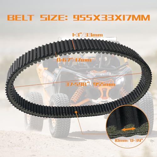 Image of KARSEE Motorcycle Drive Belt 715900023 Compatible with Can-Am Quest 500 650 650XT /Can-Am Traxter 500 650 XL XT 715900023 711280200