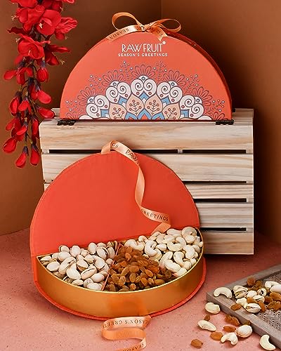 Image of HyperFoods Eid Mubarak Gift Box Pack of 3 DryFruit 300 Gr Dry Fruits Gift Pack DryFruit Ramzan Gift Hampers Dry Fruit Gift Box Dry Fruit Combo Pack Eid Gift Hamper DryFruits