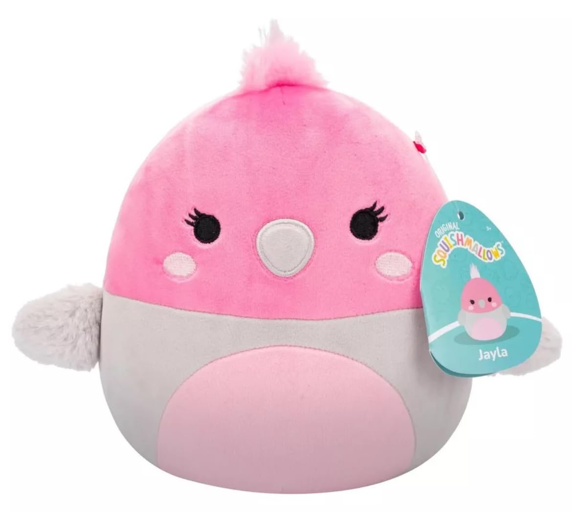 Squishmallows 7.5 Inch Plush - Jayla The Cockatoo, Pink, 7.5 inches