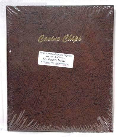 Dansco Casino Chips with 45 Ports Album #7007