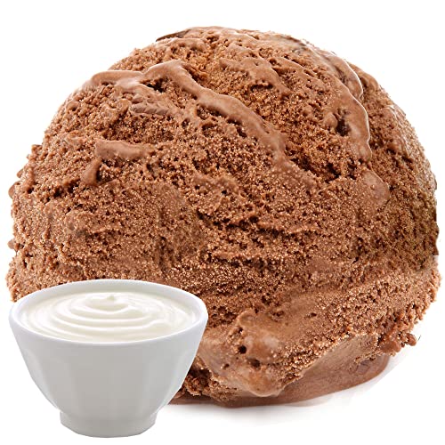 Schokolade Joghurt Geschmack Eispulver VEGAN - OHNE ZUCKER - LAKTOSEFREI - GLUTENFREI - FETTARM, auch für Diabetiker Milcheis Softeispulver Speiseeispulver Gino Gelati (Schokolade Joghurt, 1 kg)