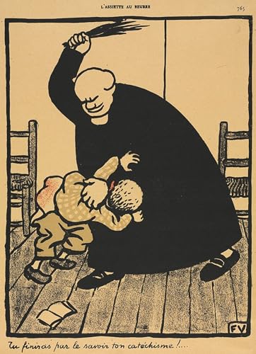 Pintura decorativa Vallotton: cuadro de lienzo Delitti e castighi VIII para hogar, 60x90cm