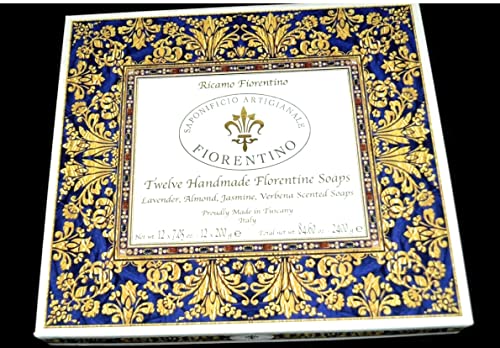 Saponificio Artigianale Fiorentino Giardino Reale 12 Soap Gift Set from Italy