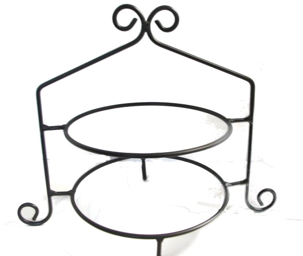 2 TIER IRON WORK STAND