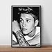 danyangshop Justin Bieber Affiche Toile Affiche Personnalisée Chanteur Musique Affiches Impressions Mur Art Art Toile Bar Café Salon Décor Cadeau W-1362 (50X70Cm) sans Cadre