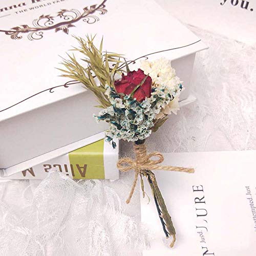 Mini ramo natural de flores secas decorativas miniatura 5