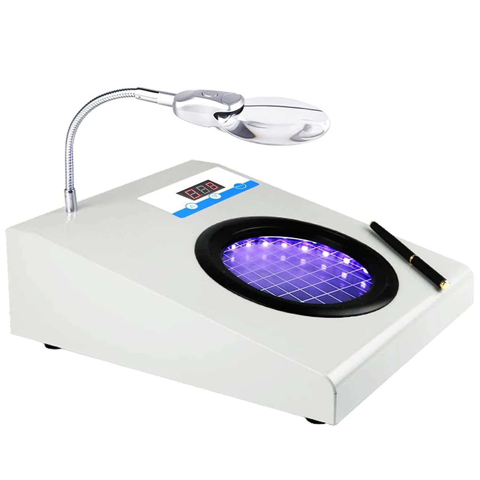 Syufre 50W Microbial Bacterial Colony Counter With Counting Pen Bacterial Quantity Counting Machine Diameter 50-150Mm Instrument Microbiology Tester 3/9 Times
