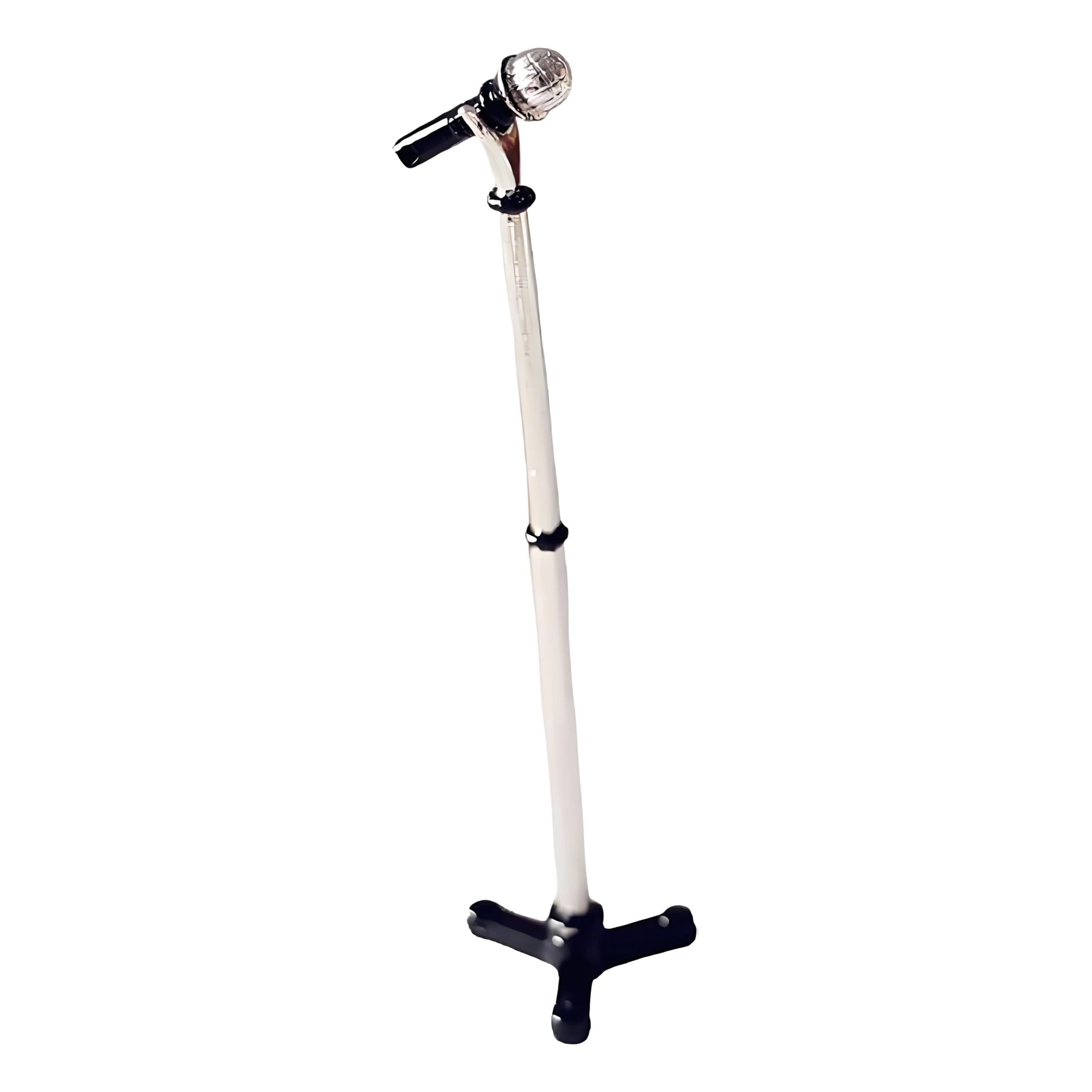 Set De 5 Microphones Miniatures Sur Pied – échelle 1:12 Pour Maison De Poupée, Décor Musical Réaliste, 14 Cm