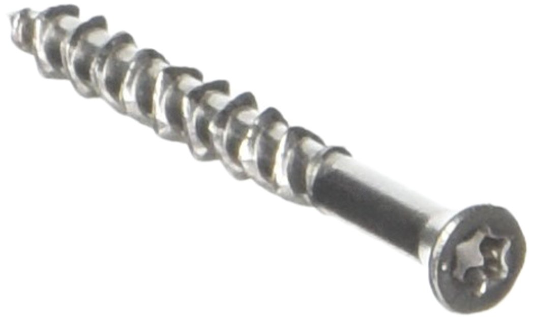 Simpson Strong Tie T07162FWP Deck-Drive DWP #7 1-5/8" 316 Stainless Steel Trim T15 Wood Screw (100 per Box)