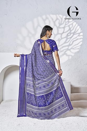 Image of GRECIILOOKS Saree | Women Saree | Saree for women latest design | Saree | Saree for Women | Silk Saree | Banarasi Saree