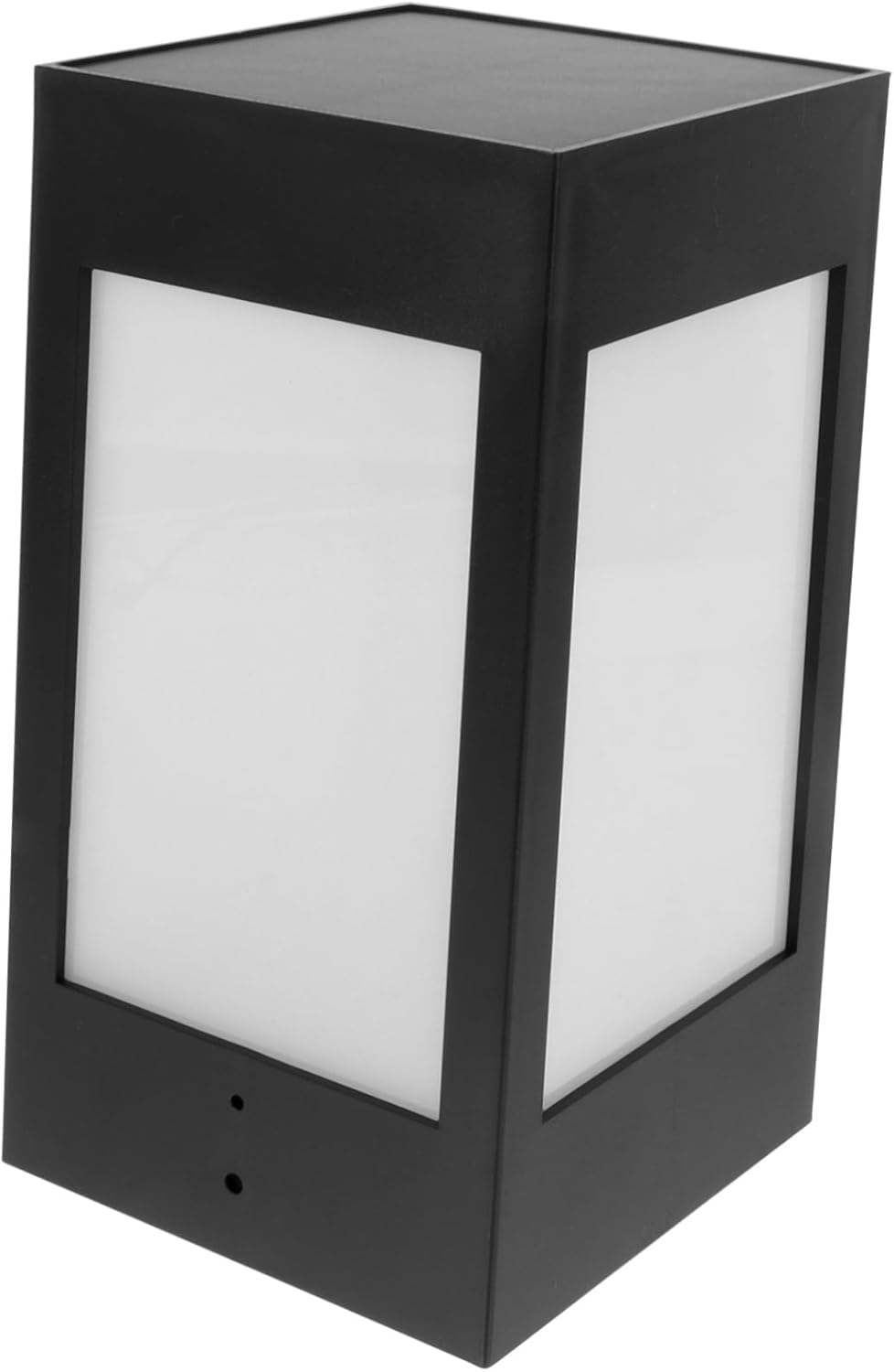 DOITOOL Simple Solar Pillar Lamp Outdoor Garden Light for Courtyard Lawn and Terrace Decor Material Solar Powered Illumination for Outdoor Settings