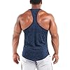 Agilelin Canottiera Uomo Palestra Allenamento Canotta Bodybuilding da Ginnastica ad Asciugatura Rapida(Blu/S) #1