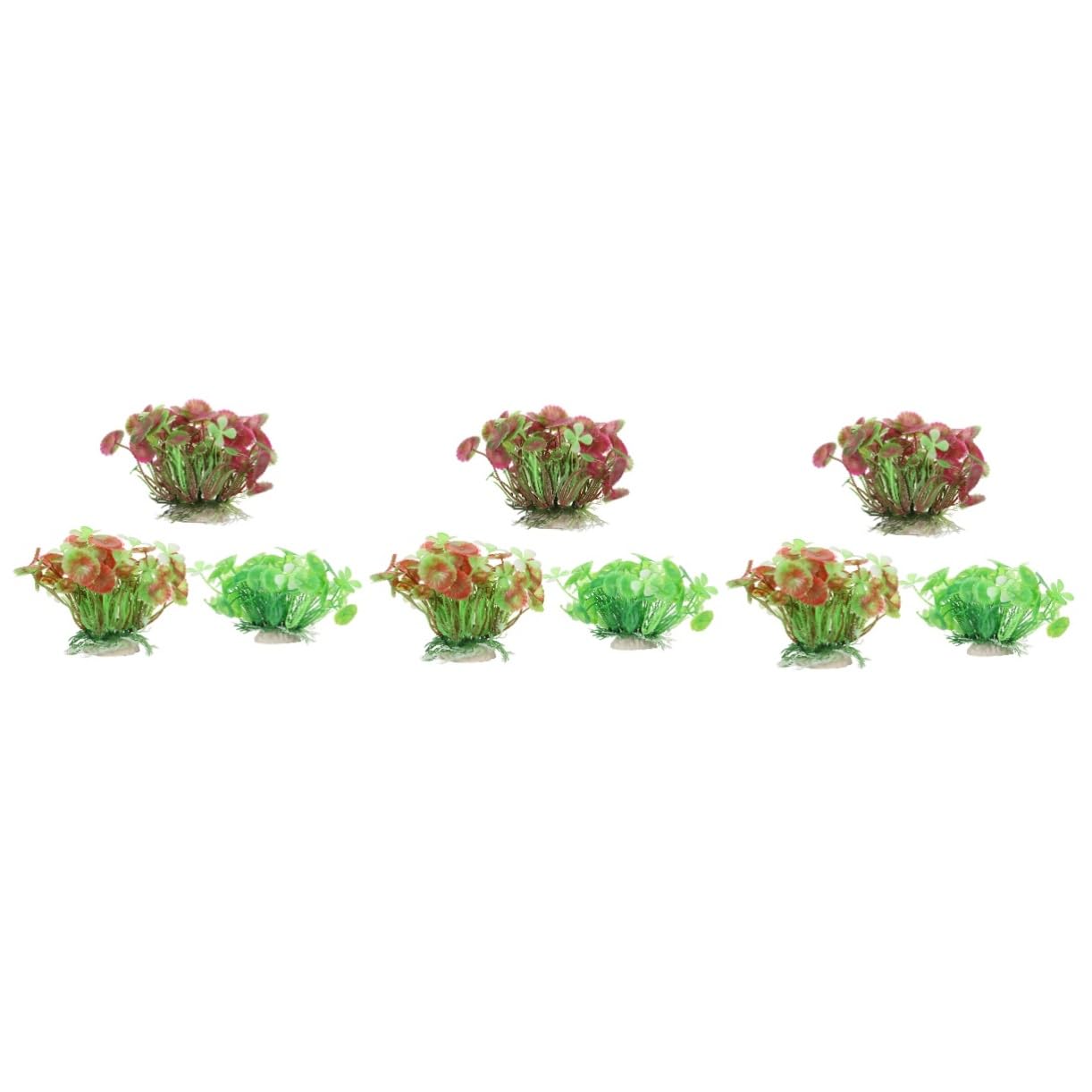 Toddmomy 9 Piezas Pecera Paisajismo Agua Plantas Adorno De Simulación Decoración De Plantas Adorno De Plantas De Acuario Planta Falsa De Acuario De Acuario Resina Tanque De Tortuga