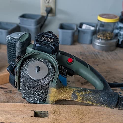 RESTORER Stainless Steel Wire Wheel Metal Cleaning Rust Stripping