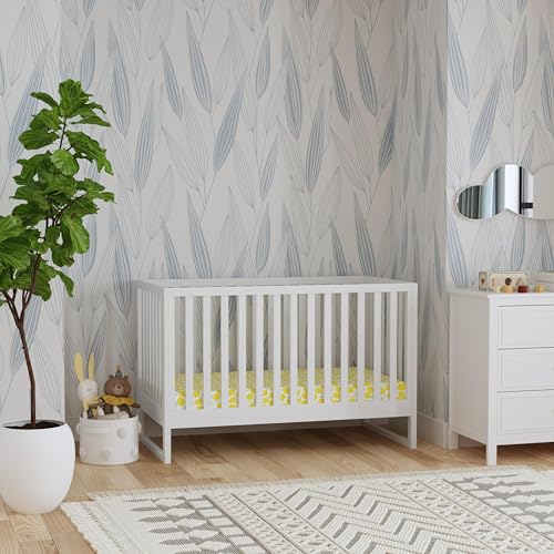 Davinci Hunter 3-in-1 Convertible Baby Crib, GREENGUARD Certified, White - image 3