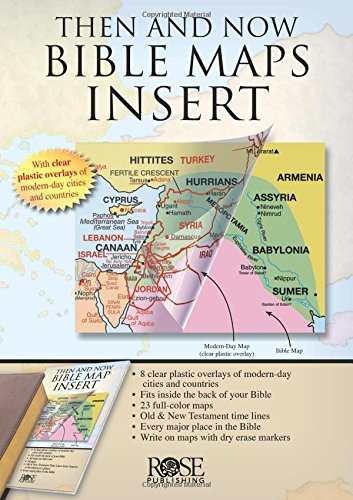 Then and Now Bible Maps Insert