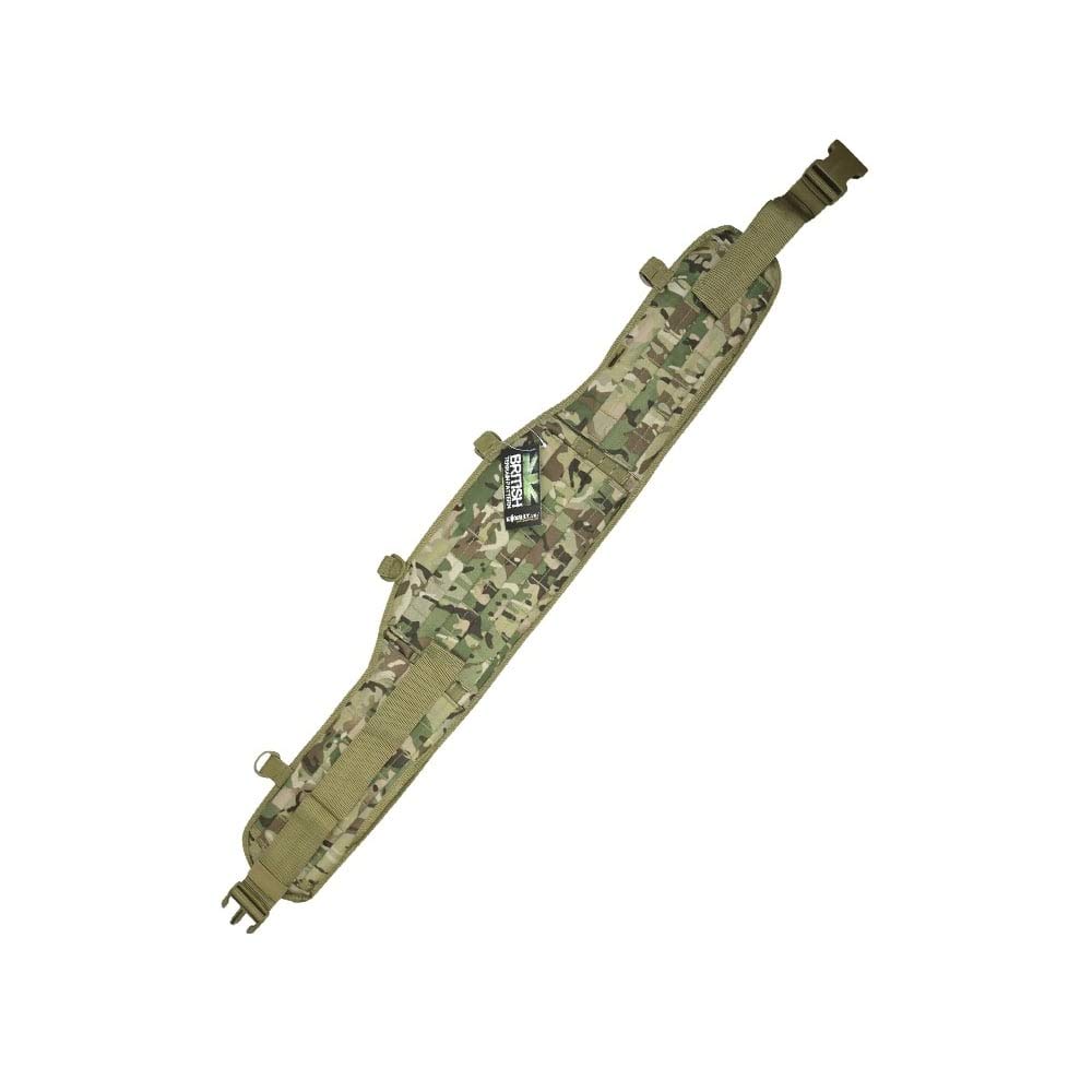 Combat Padded Molle Battle Belt Black PLCE Style Airsoft Army Style