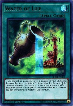 Yu-Gi-Oh! - Agua de la Vida - BLHR-EN002 - Ultra Raro - 1ª Edición - Battles of Legend: Hero's Revenge