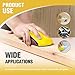MIDO PROFESSIONAL ABRASIVE Sanding Block 1 PCS Hand Sander 5 Inch Hook and Loop Sanding Block 1 Pack Automotive Sanding Block for Woodworking,Furniture Making,DIY Handicrafts,or Car Repairs