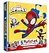 SPIDEY ET SES AMIS EXTRAORDINAIRES - Mon Petit Livre Puzzle - 5 puzzles 9 pièces - Marvel