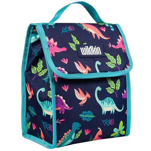 Wildkin 15 Inch Kids Backpack Bundle with Lunch Bag (Darling Dinosaurs)2
