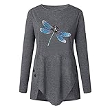 Sweatshirts FüR Damen Bluse Damen Sexy Kapuzenpullover Hoodies Lange Ärmel Sweatshirts Pullover Casual Oberteile Oversized Hoodie für Damen und Damen Blusen Tuniken Langarmshirts T-Shirts to