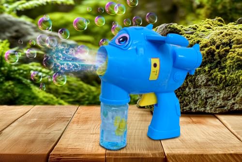 Image of HARRY & JAMES Bubble Gun Toy for Kids Automatic Bubble Maker with Bubble Bottles Bubble Blaster Blower Machine Bubble Launcher Machine Automatic Bubble Gun Toy for Boys & Girls (Color As Per Stock)