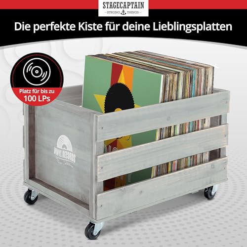 Caja para discos Stagecaptain SPK-100 GY que evita fundas dobladas gris 3