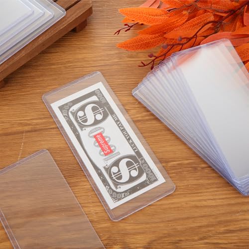 Protectores duros para billetes 50 unidades 6.8x2.9 pulg miniatura 5