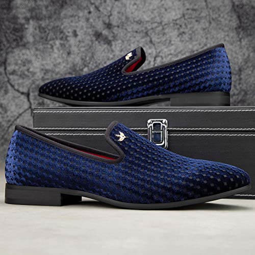 Image of JITAI Men's Dress Shoes - Casual Rubber & Leather Loafers for Men - Fashion Business Formal Wear